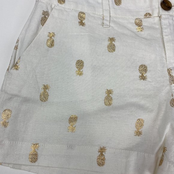 Old Navy Pineapple Print Shorts Women's Size 2 NWT - Picture 10 of 10